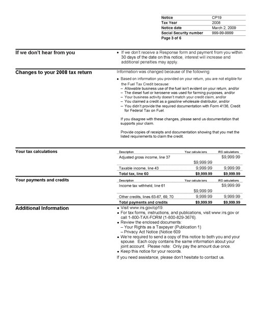 irs notice cp19